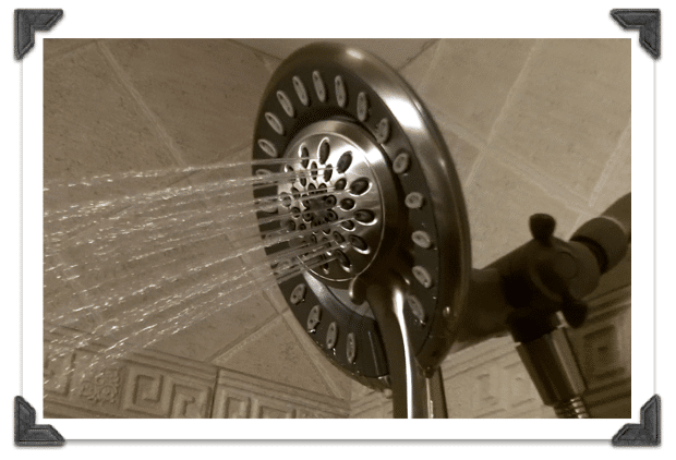 Delta In2ition Shower Heads-the hand sprayer is like a baby kangaroo