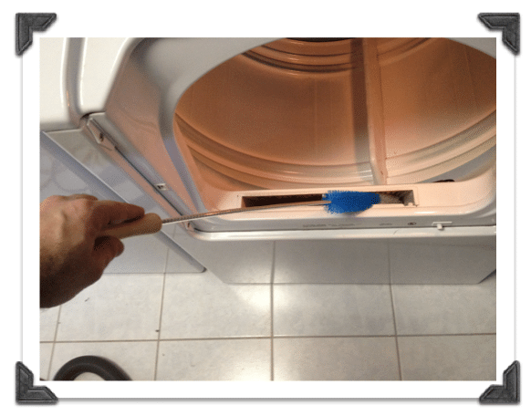 Dryer Duct Cleaning-Clean the lint trap reservoir