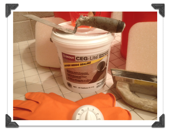 Shower Grout that Won't Stain or Need Sealed-CEG Lite Epoxy Grout