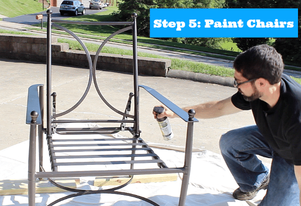 Step 5 Paint Chairs