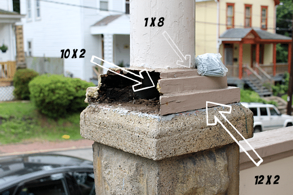 Porch Column Base Makeup