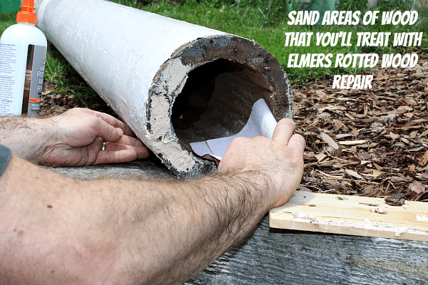 Using Elmers Rotted Wood Repair