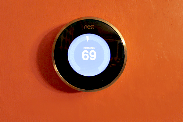 The Nest Learning Thermostat Installed