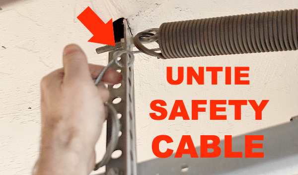 Untie Safety Cable