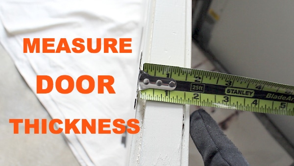 Measure Door Thickness