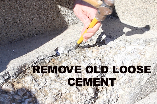 Remove Old Loose Cement