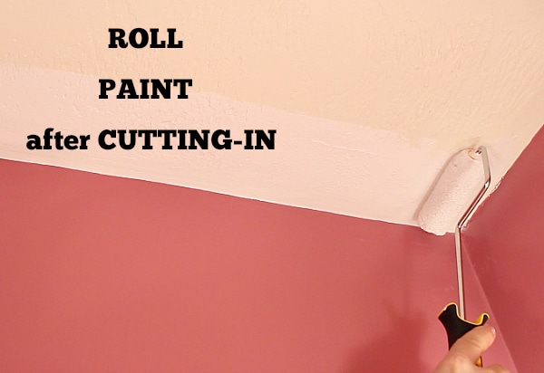 Roll Paint after Cutting In