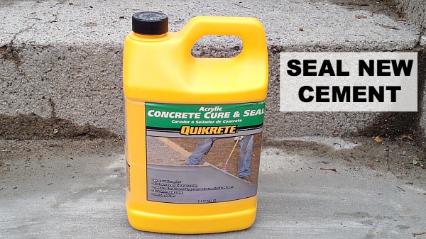Seal New Cement