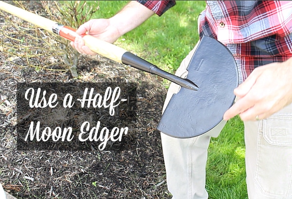 Half-moon edger