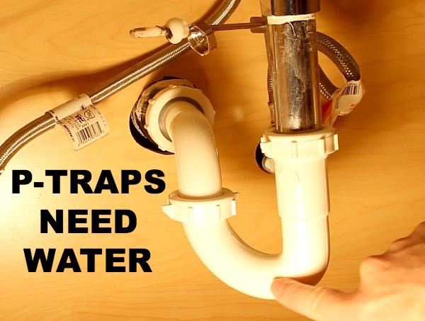 P-Traps need water