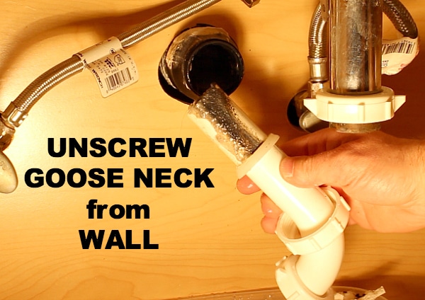 Unscrew goose neck