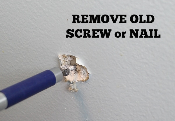 Remove Old Screw or Nail