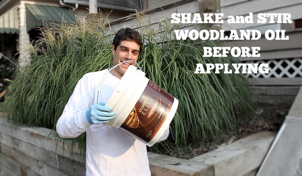 Shake woodland oil