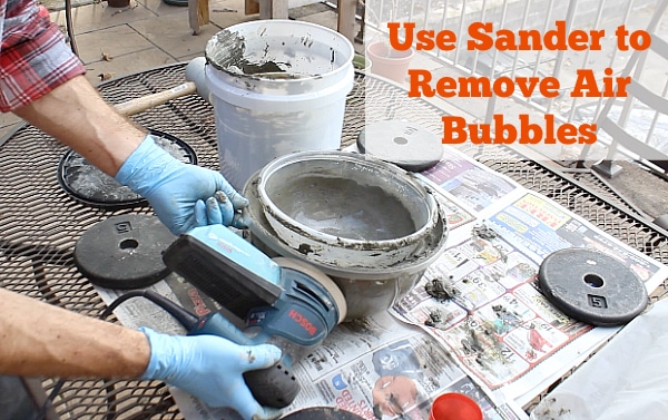 Sander to Remove Bubbles