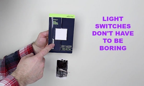 Adorne light switches