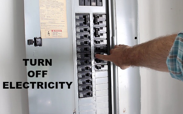 Turn off electricity