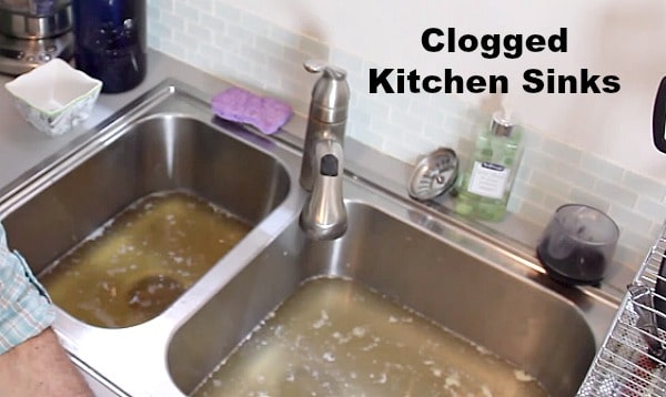 Clogged Kitchen Sinks