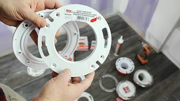 Closet Flange Spacer Rings 
