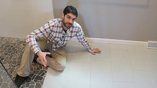 Large floor tile