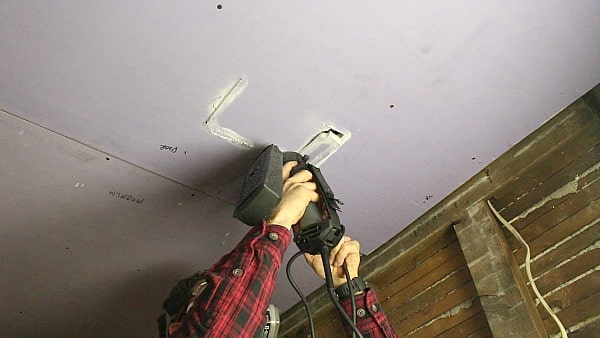 Cut Drywall with RotoZip