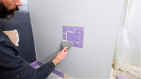 Smooth Drywall Paper Patch