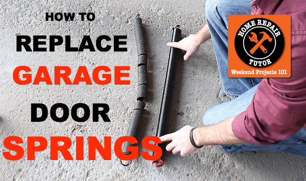 Replace Garage Door Extension Springs