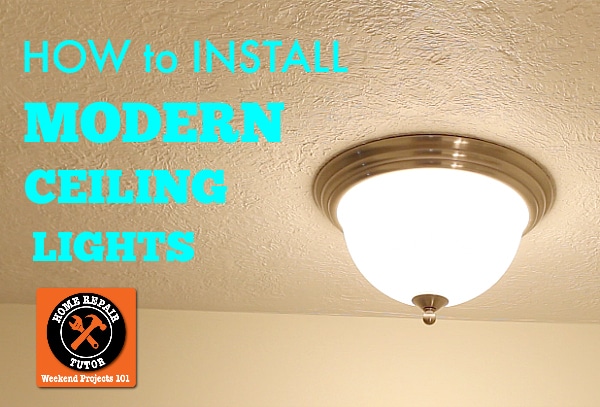 Modern Ceiling Lights Home Repair Tutor - How To Remove A Light Bulb From The Ceiling