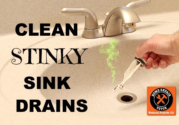 How to Snake/Unclog Kitchen Sink Drain, Stop Sewer Smell 