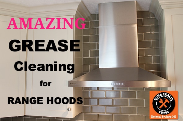 How to clean a greasy range hood