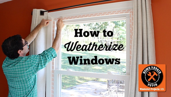 How to Weatherize Windows with Plastic Film Insulation