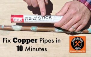 How To Fix A Pinhole Leak In A Copper Pipe - Home Repair Tutor