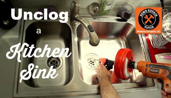 Unclog Kitchen Sink