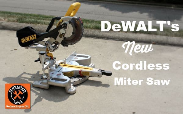 DeWalt's 7-1/4 Cordless Sliding Miter Saw