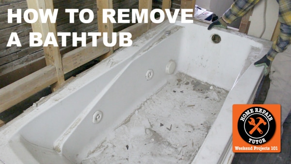 How to Remove a Bathtub