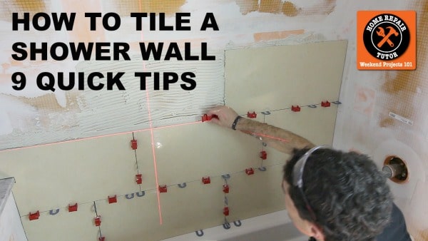 How To Tile A Shower Wall Home Repair, How To Place Tile On Bathroom Wall