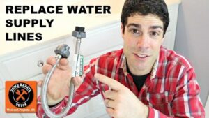 How to Replace Bathroom Water Supply Lines - Home Repair Tutor