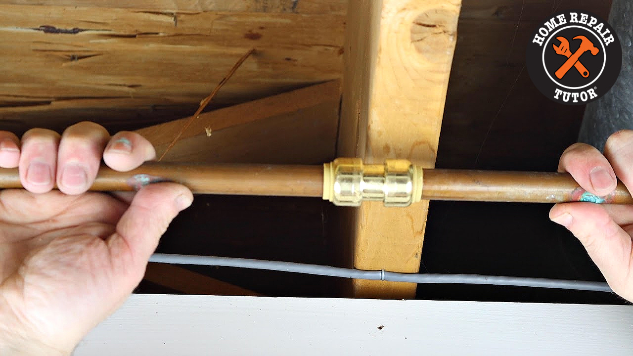 Repair Copper Pipe Leaks with SharkBites (Super EASY!)