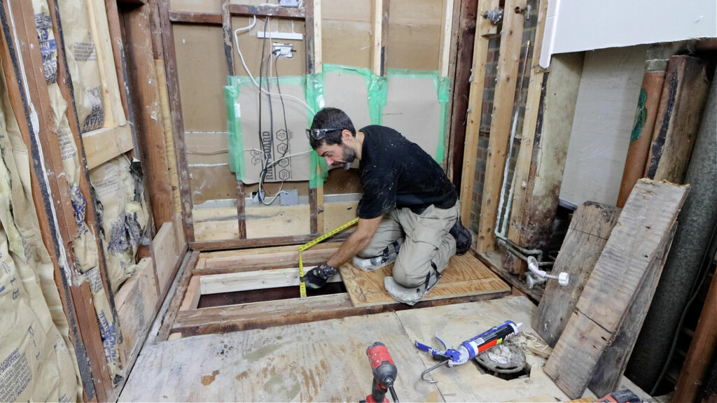 How to Recess Shower Subfloors
