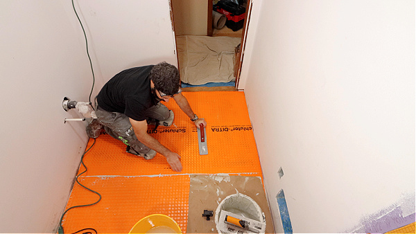 How to install DITRA membrane