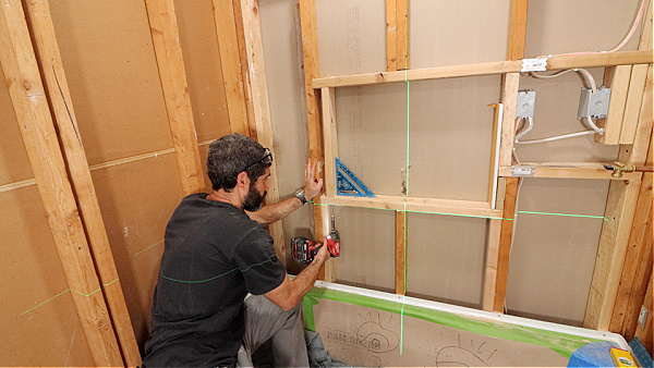 Shower Niche Framing