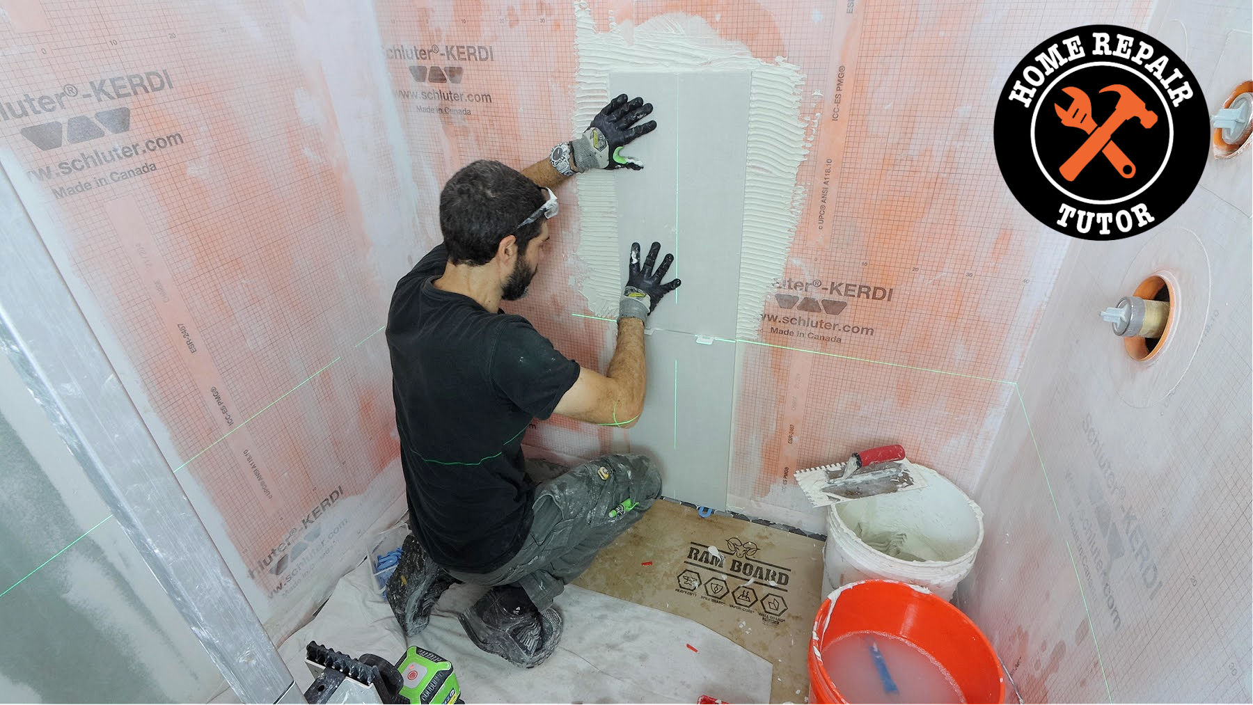 How to Install Vertical Shower Tile