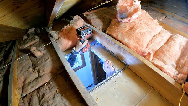 Securing Panasonic Bracket to Ceiling Joist