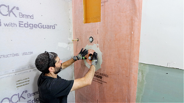 Shower Valve Waterproofing