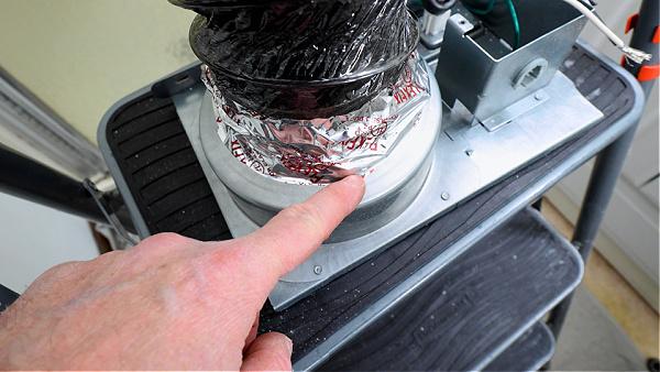 Use Foilg Tape for Bathroom Exhaust Fan Ductwork