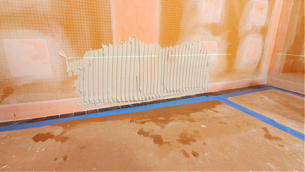 Tile Mortar Application 