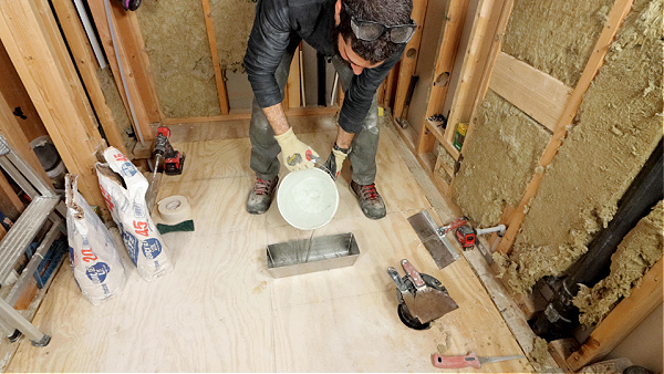 Cold Clean Water for Joint Compound