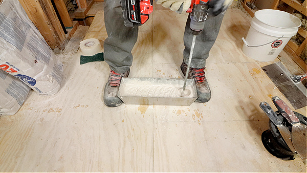 Mixing Joint Compound