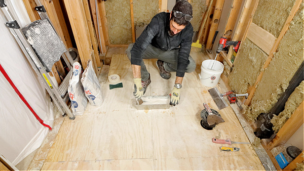 Mixing Joint Compound with 2 Inch Knife