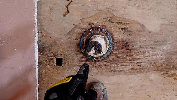 Old Plywood Subfloor