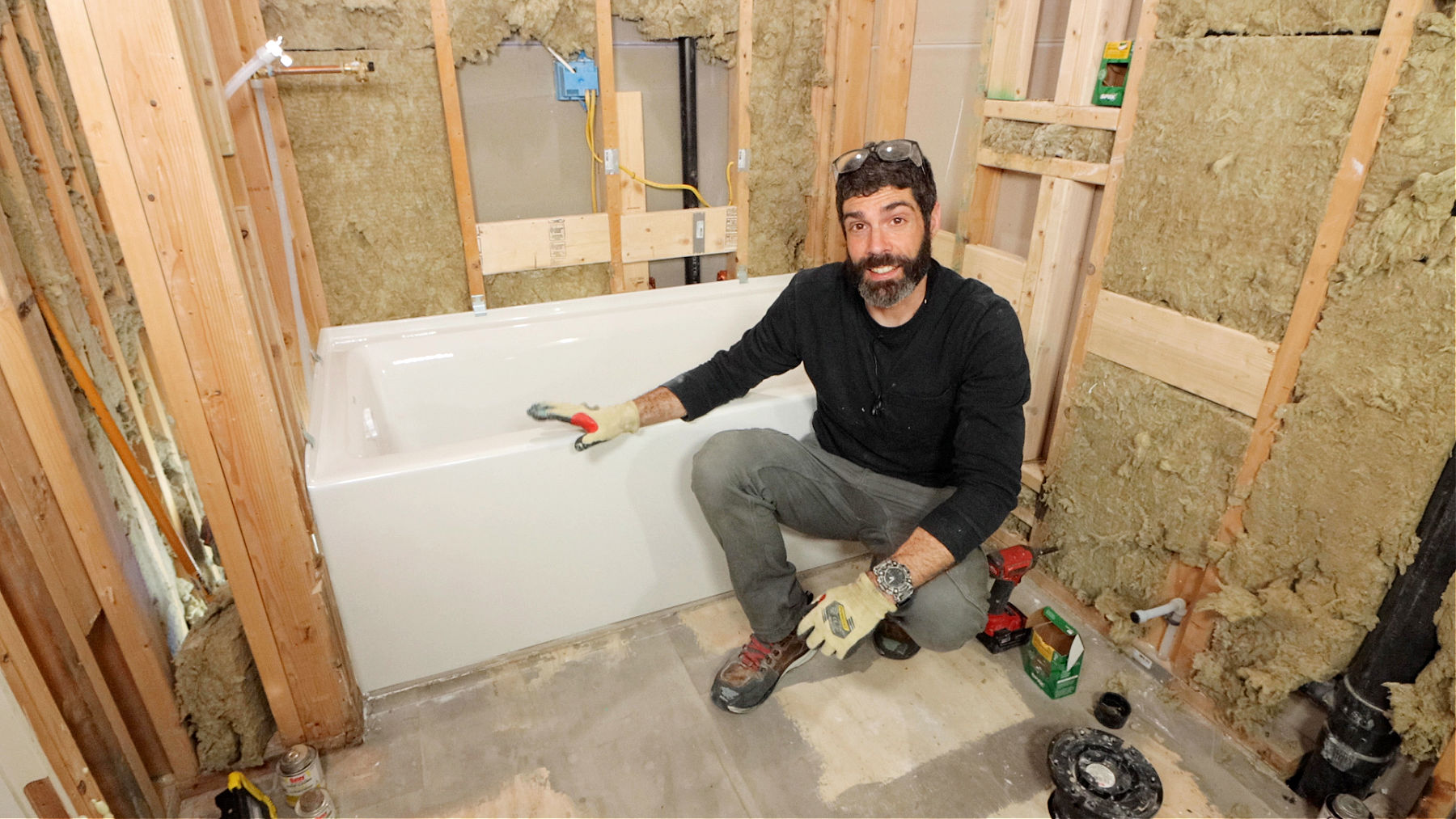 Bathtub Installation